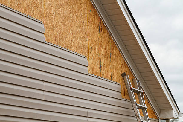 Professional Siding Installation technician working in Bethel, MN